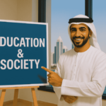Student embracing how online education is shaping the future while studying remotely in the UAE